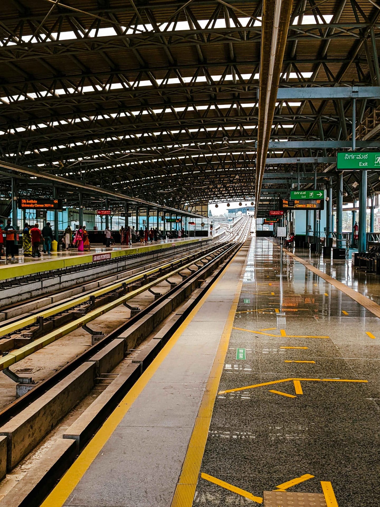 Elevated Metro Station Pre-Engineered Steel Superstructure